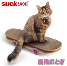 画像をギャラリービューアに読み込む, 猫 爪とぎ suck uk Cat Scratch Skateboard サックユーケー キャット スクラッチ スケートボード 段ボール