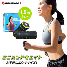 画像をギャラリービューアに読み込む, バランスワン ダンベルウォーク ジョギング ダンベル ストラップ付 ハンドウエイト 軽量リストウェイト 0.5kg 2個