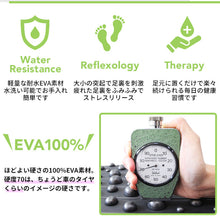 画像をギャラリービューアに読み込む, バランスワン EVA 足つぼマット 折りたたみ 丸型 ラウンド 100%EVA素材 水洗可能 足つぼ