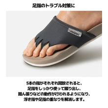 画像をギャラリービューアに読み込む, AKAISHI(アカイシ)5本指 エクサルームサンダル サンダル ルームシューズ