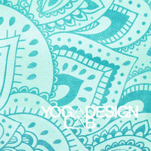 画像をギャラリービューアに読み込む, Yoga Design Lab (ヨガデザインラボ) ヨガマット Mandala Turquoise 厚さ3.5mm コンボマット ストラップ付