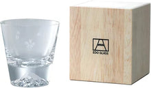 画像をギャラリービューアに読み込む, 田島硝子 富士山グラス ロックグラス