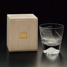 画像をギャラリービューアに読み込む, 田島硝子 富士山グラス ロックグラス