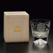 画像をギャラリービューアに読み込む, 田島硝子 富士山グラス ロックグラス