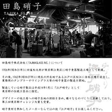 画像をギャラリービューアに読み込む, 田島硝子 富士山 宝永グラス ペア 木箱付 (クリア・さくら)