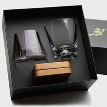 画像をギャラリービューアに読み込む, 【プレミアムギフトセット さくら】 田島硝子 富士山ロックグラス 富士山宝永グラス さくら 木製コースター付き