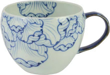 画像をギャラリービューアに読み込む, 有田焼 賞美堂本店 染付縁花弁紋 スープマグ 赤 S-1505 伝統工芸 日本