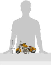 画像をギャラリービューアに読み込む, 東洋石創 ブリキの置物(motorcycle yellow) 27104