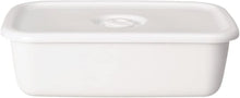 画像をギャラリービューアに読み込む, 【 野田琺瑯】 ホワイトシリーズ 保存容器 レクタングル深型L 密閉蓋付 日本製 WFMーL