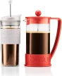 画像をギャラリービューアに読み込む, 【BODUM】 ボダム TRAVEL PRESS SET トラベルプレスセット フレンチプレス コーヒーメーカー (タンブラー用リッド付き) プラスチック 350ml