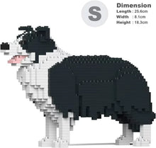画像をギャラリービューアに読み込む, 【JEKCA】 ジェッカ ブロック (ボーダーコリー 01S-M01) 立体パズル 大人向け ブロック玩具