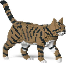画像をギャラリービューアに読み込む, 【JEKCA】 ジェッカ ブロック (トラネコ トラ猫 ベージュ 03S-M04) 立体パズル 大人向け ブロック玩具