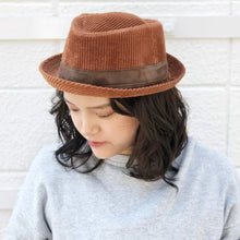 画像をギャラリービューアに読み込む, 【Basiquenti ベーシックエンチ】 Washed Corduroy Hat コーデュロイ 帽子 中折れ ハット