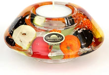 画像をギャラリービューアに読み込む, ドリームライト キャンドルホルダー クラウン ガラス キャンドルスタンド