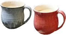 画像をギャラリービューアに読み込む, 信楽焼 夫婦 マグカップ 彩雲マグ(青・赤)ペアセット w304-05_304-06