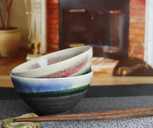 画像をギャラリービューアに読み込む, 信楽焼 夫婦茶碗 飯椀【ブルーベリー・ラズベリー茶碗セットw909-13_909-14】