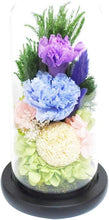 画像をギャラリービューアに読み込む, プリザーブドフラワー仏花 お供え花 お仏壇用 ガラスドームアレンジメント C20079L 天音(あまね)