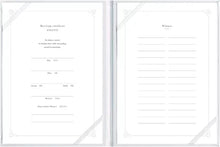 画像をギャラリービューアに読み込む, TAKENO 結婚証明書/ブル-羽ペン 立会人28名 追加可能 903-0003