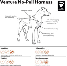 画像をギャラリービューアに読み込む, フルッタ (Hurtta) ベンチャーハーネス (60-80cm, ノープルタイプ)