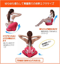 画像をギャラリービューアに読み込む, ピュアフィット(purefit) ゆらゆら姿勢座椅子 PF2300 座いす 骨盤スウィング運動