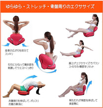 画像をギャラリービューアに読み込む, ピュアフィット(purefit) ゆらゆら姿勢座椅子 PF2300 座いす 骨盤スウィング運動
