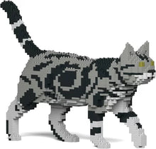 画像をギャラリービューアに読み込む, 【JEKCA】 JEKCA ジェッカブロック アメリカン・ショートヘア 02S-M01 立体パズル 大人向け ブロック玩具
