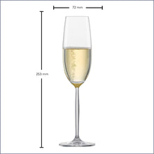 画像をギャラリービューアに読み込む, ショット・ツヴィーゼル クリア シャンパングラス クリア 219ml DIVA