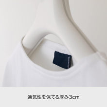 画像をギャラリービューアに読み込む, ライクイット (like-it) 横幅:約42cm ジャケット シャツ 型崩れしない メンズ ハンガー 3P ホワイト 日本製 MID-M3P