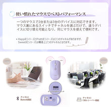 画像をギャラリービューアに読み込む, EGRET 女性向け かわいい マウス Bluetooth5.0/3.0/2.4G 3モード対応 ワイヤレス おしゃれ 7色 LED (SweetiE)