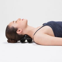 画像をギャラリービューアに読み込む, AKAISHI(アカイシ)ツボスタイル ツボピロー ブラック ツボ押し グッズ 首 背中 肩 マッサージ