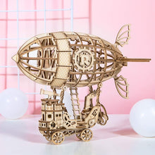 画像をギャラリービューアに読み込む, 【ROBOTIME】立体パズル 木製パズル 組み立てキット TG407:エアシップ