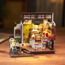 画像をギャラリービューアに読み込む, 【ROBOTIME】DIY ミニチュアハウス ドールハウス キット DG162:カフェテラス