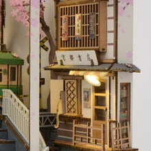 画像をギャラリービューアに読み込む, 【ROBOTIME】DIY ウッドパズル キット LEDライト付き TGB01:桜さく駅