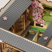 画像をギャラリービューアに読み込む, 【ROBOTIME】DIY ウッドパズル キット LEDライト付き TGB01:桜さく駅