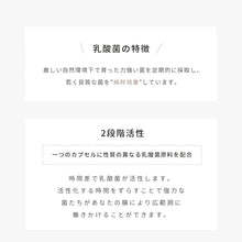 画像をギャラリービューアに読み込む, 【BIOLY】 Probiotic Supplement 共生性乳酸菌 サプリ 生菌 若い乳酸菌 二段階活性 プロバイオティクス 桿菌 トータルバランス 60粒