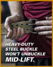 画像をギャラリービューアに読み込む, HARBINGER 4インチパッド入りレザーベルト ブラック(幅約10センチ)リフティングベルト ウエイトトレーニング メンズ レディース 筋トレ スクワット プッシュプレス フィットネス ジム