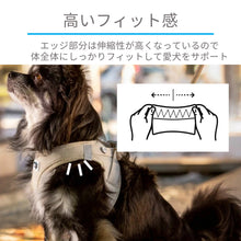 画像をギャラリービューアに読み込む, Curli ベストエアメッシュハーネス S