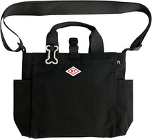 画像をギャラリービューアに読み込む, ROOTOTE (ルートート) 1129 ペットとのお散歩 犬 お散歩バッグ ショルダー トートバッグ 2way サブバッグ レディース メンズ SN スクエア DOG BUDDY (ブラック)