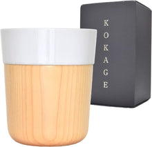 画像をギャラリービューアに読み込む, 【TOUGEIギフト】KOKAGE 山桜(やまざくら) 木のコップ 木製食器 陶磁器 約200ml