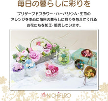 画像をギャラリービューアに読み込む, 【NICHIFLRO】ニチフロ プリザーブドフラワー お線香 お香セット お供え お悔やみ お盆 お彼岸 長持ち 枯れない花 日本製 ガラスドームミニ ( 宇野千代 )
