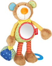 画像をギャラリービューアに読み込む, ボーネルンド シギキッド ( SigiKid ) どこでも手あそび くま ぬいぐるみ 歯固め 鈴 ブルブル 振動 鏡 お出かけ 3ヶ月 出産祝い 誕生日 ギフト プレゼント