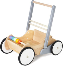 画像をギャラリービューアに読み込む, ボーネルンド バヨ (BAJO) ベビーウォーカー ホワイト&グレー 1歳 木のおもちゃ 誕生日 クリスマス 出産祝い ハーフバースデー ギフト プレゼント おうち時間