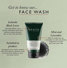 画像をギャラリービューアに読み込む, HEATH/フェイスウォッシュ 150ml -グレープフルーツの香り-】ヒース メンズ 洗顔料 全肌質向け スクラブ チャコールパウダー 角質除去 皮脂 動物性成分不使用 パラベンフリー メンズコスメ 男性用 スキンケア プレゼント ギフト ヴィーガン