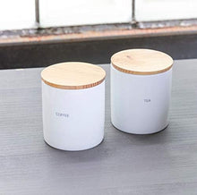 画像をギャラリービューアに読み込む, LOLO SALIU 保存容器 キャニスターセット 日本製 陶器 磁器 チーク 蓋つき
