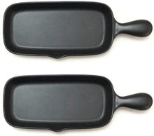 画像をギャラリービューアに読み込む, 風景ドットコム TOJIKI TONYA グリルプレート ハーフ 2個セット 陶板プレート アウトドア 魚