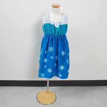 画像をギャラリービューアに読み込む, 丸眞 ラップタオル 子供用 ディズニー プリンセス ドレス アナと雪の女王 アナ雪 エルサ 女の子 プレゼント ギフト 綿100% エルサ 105~115cm 水泳 スイミング 海