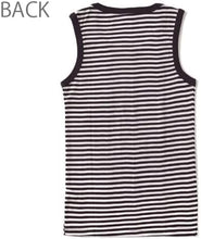 画像をギャラリービューアに読み込む, MILLER ミラー 110C パネルリブ タンクトップ ノースリーブ 綿100 パネルリブ シンプル トップス インナー ストリート系 アメカジ ファッション