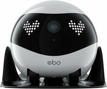 画像をギャラリービューアに読み込む, EBOAir2 ホワイト ペットカメラ お友達ロボット スマートペットロボット 見守りカメラ 声掛けマイク 屋内 家庭用カメラ 見守りカメラ こども お子様 介護 お年寄り WiFi 遠隔操作 双方向音声通話 リアルタイム 猫 犬