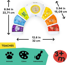 画像をギャラリービューアに読み込む, Bright Starts ( ブライトスターツ ) ベビーアインシュタイン Baby Einstein ディスカバー・ライトバー【 0ヶ月~ 】音楽 ライト 知育玩具 室内遊具 赤ちゃん 出産祝い お誕生日 クリスマス 人気 ギフト Kids2