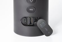 画像をギャラリービューアに読み込む, 【多機能ラジオ】±0 プラスマイナスゼロ 防災ラジオ XAR-J010 ソーラー 多機能 LEDライト スマホ充電 手回し 充電5パターン 防災グッズ 防災 防犯 停電 SOS アラーム Bluetooth 電池切替 スピーカー コンデンサー式